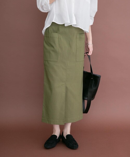 ITEMS URBANRESEARCH(アイテムズ アーバンリサーチ)の「ストレッチタイトスカート(スカート・レディース・BLK/D/KHK/CML・S/M)」の17枚目の写真