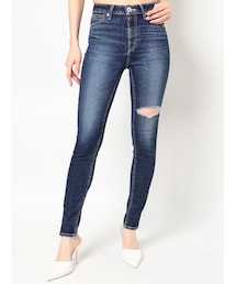 GYDA | M/W HIP RIPPEDスキニーデニムPT(デニムパンツ)