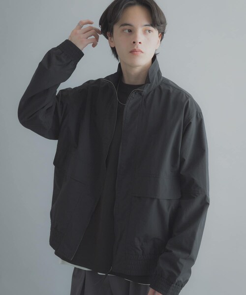 SENSE OF PLACE by URBAN RESEARCH(センスオブプレイスバイアーバンリサーチ)の「リップストップナイロンブルゾン(ブルゾン・メンズ・BLACK/BROWN/YELLOW・M/L)」の8枚目の写真