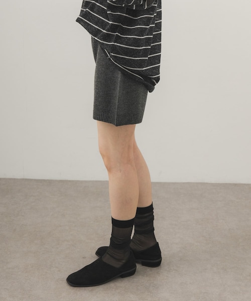 KBF(ケイビーエフ)の「ニットショートパンツ(その他パンツ・レディース・BLACK/CHARCOAL/BROWN・One)」の16枚目の写真