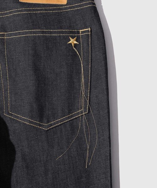 ADAM ET ROPE'(アダムエロペ)の「【FACCIES/ファッチーズ】RIGID LIGHT OZ DENIME FLARE PAMTS(デニムパンツ・メンズ・ネイビー・1/2)」の8枚目の写真