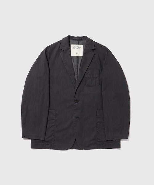 ADAM ET ROPE'(アダムエロペ)の「【ANOTHER OFFICE/アナザーオフィス】Santiago Garment Jacket(テーラードジャケット・メンズ・チャコール/ダークブラウン・2/3)」の1枚目の写真