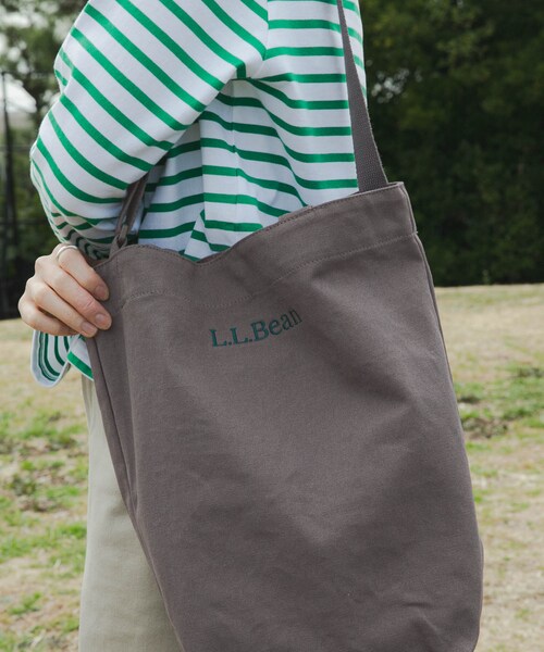 URBAN RESEARCH DOORS（アーバンリサーチドアーズ）の「『別注』L.L.Bean×DOORS　Shoulder Strap Tote M（ショルダーバッグ・レディース・Natural/Black/CarbonGray・one）」の10枚目の写真