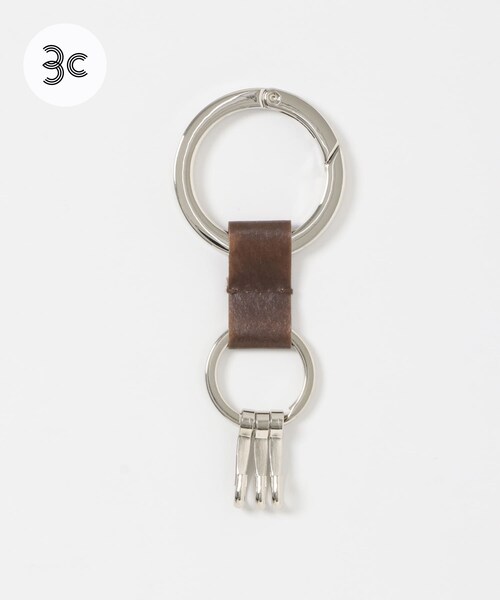 URBAN RESEARCH DOORS（アーバンリサーチドアーズ）の「commpost　キーリング（ネクタイ・メンズ・Natural/Dark/Brown/Navy・FREE）」の3枚目の写真