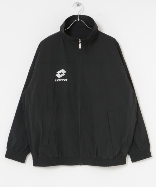 URBAN RESEARCH（アーバンリサーチ）の「LOTTO　LOGO NYLON BLOUSON（ブルゾン・メンズ・BLACK/NAVY・M/L/XL）」の5枚目の写真