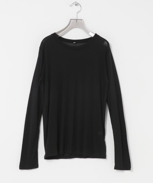 URBAN RESEARCH(アーバンリサーチ)の「BASERANGE LONG SLEEVE T-SHIRTS(Tシャツ/カットソー・レディース・BLACK/OCULAR/HAPTIC・S)」の5枚目の写真