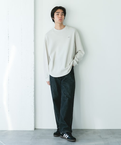 URBAN RESEARCH DOORS（アーバンリサーチドアーズ）の「『別注』LACOSTE×DOORS　THICK PIQUE ROUND LONG-SLEEVE（Tシャツ/カットソー・メンズ・HAMMAM/ABYSS BLUE/BIRCH/BLACK BIRD・3/4/5）」の16枚目の写真