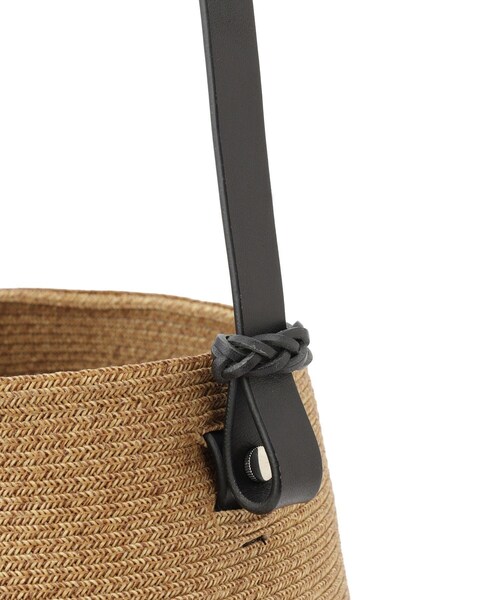 ADAM ET ROPE'（アダムエロペ）の「【J'aDoRe・一部店舗限定】【KAMARO'AN（カマロアン）】Gourd Bucket Bag（かごバッグ・レディース・キナリ・F）」の11枚目の写真