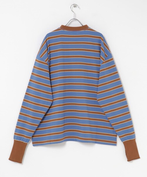 THE GOODLAND MARKET（ザグッドランドマーケット）の「KEIMEN　Strata long T-shirts（Tシャツ/カットソー・メンズ・Gray/Blue/Pink・M/L/XL）」の11枚目の写真
