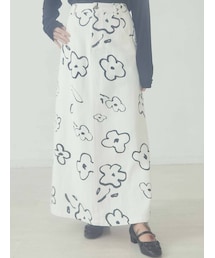 merry jenny | drawing gardenツイルスカート(スカート)