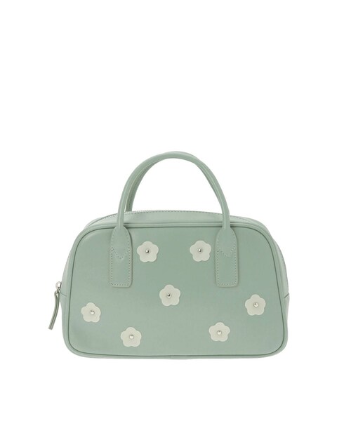 merry jenny（メリージェニー）の「flowerミニボストンbag（ボストンバッグ・レディース・アイボリー/ブラック/グリーン/ブルー・F）」の16枚目の写真