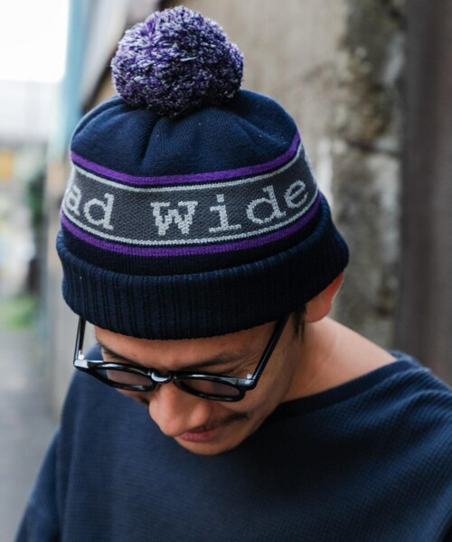 URBAN RESEARCH(アーバンリサーチ)の「Wide Dad Dad BONBON KNIT CAP(ニットキャップ/ビーニー・メンズ・NAVY・FREE)」の6枚目の写真