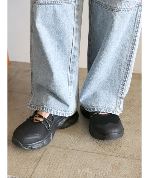 Ungrid（アングリッド）の「メリージェーンスニーカー（スニーカー・レディース・ブラック・S/M/L）」の9枚目の写真