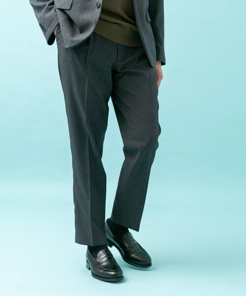 URBAN RESEARCH DOORS(アーバンリサーチドアーズ)の「LIFE STYLE TAILOR メランジストレッチパンツ(スラックス・メンズ・NAVY/GRAY/TAUPE・S/M/L/XL)」の5枚目の写真