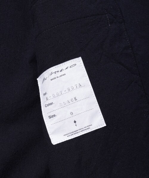 ADAM ET ROPE'(アダムエロペ)の「【BLACKBIRD/ブラックバード】toile shirt(その他アウター・メンズ・ブラック・0/1)」の9枚目の写真