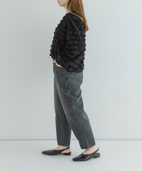 URBAN RESEARCH Sonny Label（アーバンリサーチサニーレーベル）の「『別注』Lee101×Sonny Label　TAPERED PANTS（デニムパンツ・レディース・GRY USED・XS/S/M）」の8枚目の写真