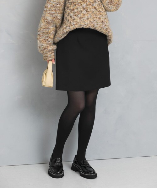 URBAN RESEARCH ROSSO（アーバンリサーチロッソ）の「バックファスナーミニスカート（スカート・レディース・black/browncheck/terracotta・36/38）」の4枚目の写真