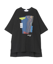 UN3D. | ABSTRACT WAVE T-SH(Tシャツ/カットソー)