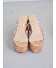 dazzlin | クリアコルクサンダル(サンダル)