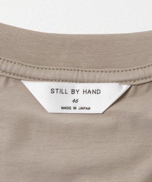 URBAN RESEARCH DOORS(アーバンリサーチドアーズ)の「STILL BY HAND 強撚コットン天竺グラデーションプリントTシャツ(Tシャツ/カットソー・メンズ・WHITE/GREIGE/L/BEIGE・46/48)」の16枚目の写真