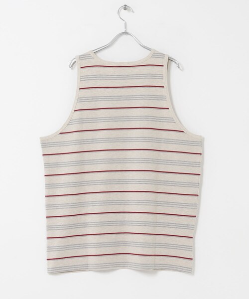 URBAN RESEARCH Sonny Label（アーバンリサーチサニーレーベル）の「HANG TEN　BASIC BORDER TANK（タンクトップ・メンズ・BEIGE/NAVY・M/L）」の6枚目の写真