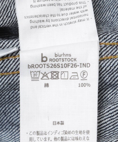 URBAN RESEARCH(アーバンリサーチ)の「blurhmsROOTSTOCK 13.5OZ 2ND TYPE DENIM JACKET(デニムジャケット・メンズ・Indigo・2/3/4)」の13枚目の写真