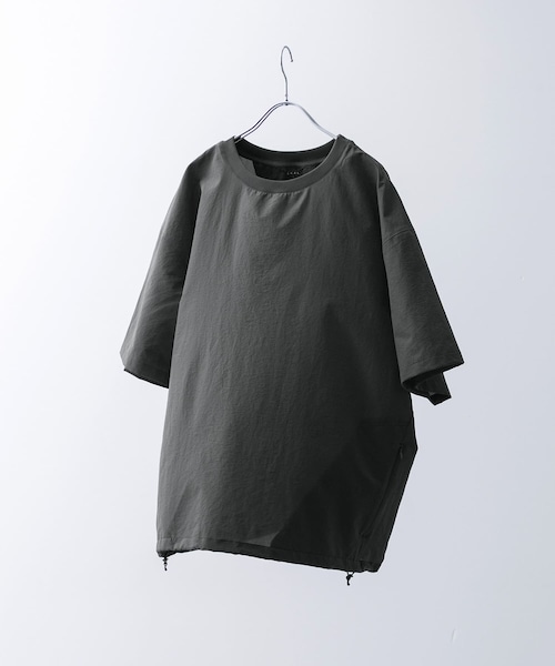EKAL（エカル）の「DOT AIR SHORT-SLEEVE PULLOVER（Tシャツ/カットソー・メンズ・ネイビー/ブラック/チャコール/ブラウン・M/L）」の2枚目の写真