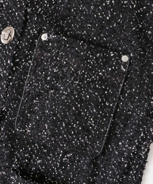 URBAN RESEARCH DOORS(アーバンリサーチドアーズ)の「tiit tokyo nep denim shirts(テーラードジャケット・レディース・black・38)」の9枚目の写真
