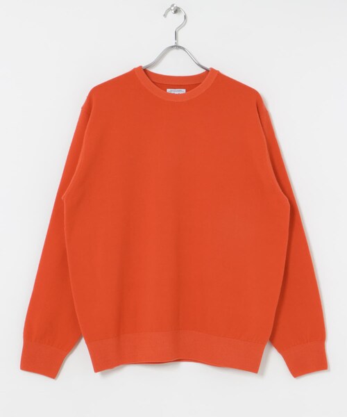 URBAN RESEARCH（アーバンリサーチ）の「Yonetomi　Spiber NEW BASIC KNIT PULLOVER（ニット/セーター・メンズ・24ORANGE/14BLACK/63NAVY・3/4）」の16枚目の写真