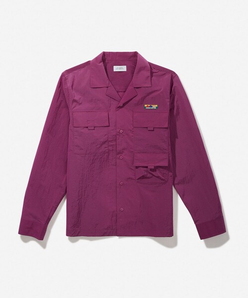 Saturdays NYC(サタデーズ ニューヨークシティ )の「MARCO FISHING SHIRT(シャツ/ブラウス・レディース・チャコール/パープル・XS)」の9枚目の写真