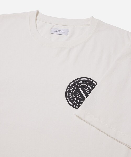 Saturdays NYC(サタデーズ ニューヨークシティ )の「Pigment Circle Tee(Tシャツ/カットソー・メンズ・ブラック/パープル/ホワイト・S/XL/M/L)」の17枚目の写真