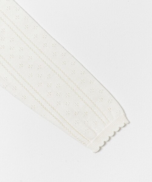 URBAN RESEARCH DOORS(アーバンリサーチドアーズ)の「透かし編みカーディガン(KIDS)(ニット/セーター・キッズ・PEACH/IVORY・120(115-125)/135(130-140))」の5枚目の写真