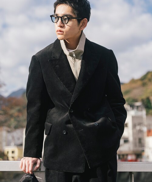 URBAN RESEARCH（アーバンリサーチ）の「『別注』NEAT×URBS　HD Corduroy Paul JKT（テーラードジャケット・メンズ・BLACK・44/46/48/50）」の5枚目の写真