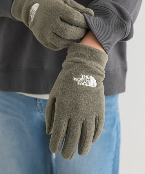 URBAN RESEARCH DOORS(アーバンリサーチドアーズ)の「THE NORTH FACE Kids Micro Fleece Glove(KIDS)(その他・キッズ・ブラック/ニュートープ・-)」の3枚目の写真