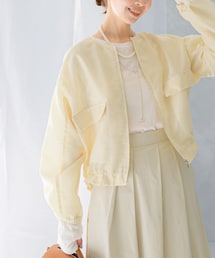 URBAN RESEARCH ROSSO | オーガンジーシアーブルゾン(ブルゾン)