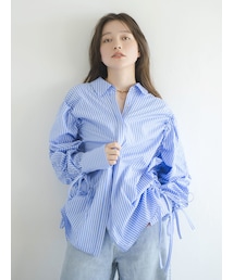 Ungrid | ギャザーデザインルーズシャツ(シャツ/ブラウス)