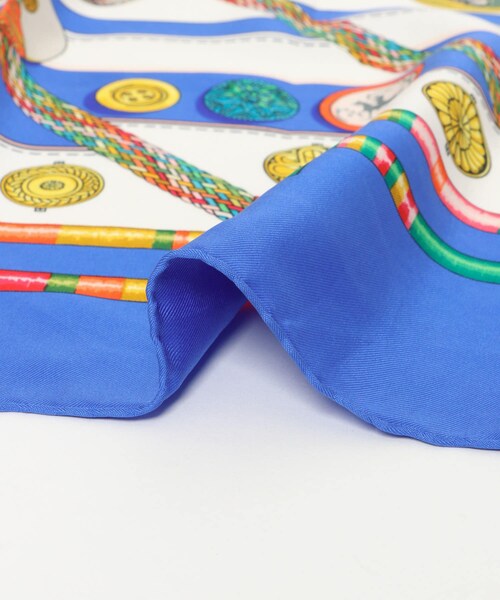 URBAN RESEARCH ROSSO（アーバンリサーチロッソ）の「江口洋品店　HERMES 90sカレ90 PETIT MAIN（バンダナ/スカーフ・レディース・ブルー・-）」の5枚目の写真