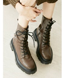 EVRIS | レースアップインソールワークブーツ(ブーツ)