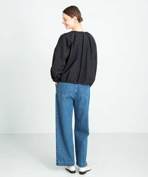 URBAN RESEARCH Sonny Label（アーバンリサーチサニーレーベル）の「ノーカラーギャザーブルゾン（ブルゾン・レディース・ブラック/ライトグレー/アイボリー・FREE）」の20枚目の写真