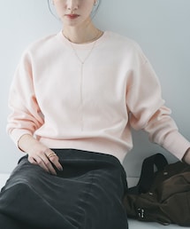 URBAN RESEARCH | ダブルフェイスクルーネックニット(ニット/セーター)