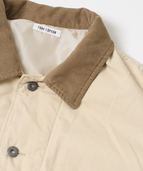 URBAN RESEARCH DOORS（アーバンリサーチドアーズ）の「FORK&SPOON　インサレーションカバーオール（カバーオール・メンズ・BLACK/IVORY・4/5）」の12枚目の写真