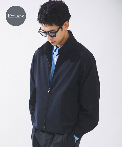 URBAN RESEARCH（アーバンリサーチ）の「BROOKS BROTHERS　EXCLUSIVE T/W ZIP JACKET（テーラードジャケット・メンズ・NAVY・M/L）」の2枚目の写真
