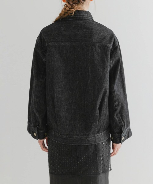 URBAN RESEARCH ROSSO（アーバンリサーチロッソ）の「『別注』Lee101 ×ROSSO　JACKET（デニムジャケット・レディース・BLKONEWASH・FREE）」の11枚目の写真