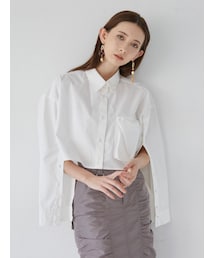 MURUA | 3Dポケットクロップトシャツ(シャツ/ブラウス)