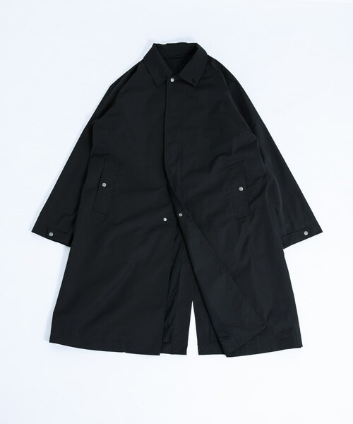 EKAL（エカル）の「SOLOTEXツイルトラベルコート（ステンカラーコート・メンズ・ネイビー/ブラック・M/L）」の7枚目の写真