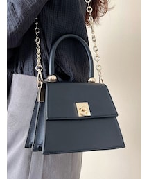 RESEXXY | ゴールドポイントコンパクトバッグ(ハンドバッグ)