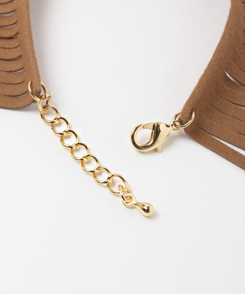 SENSE OF PLACE by URBAN RESEARCH（センスオブプレイスバイアーバンリサーチ）の「RB スエードフリンジブレス（ブレスレット・レディース・CAMEL/L.GRAY・-）」の6枚目の写真