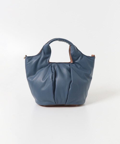 URBAN RESEARCH DOORS（アーバンリサーチドアーズ）の「パファーハンドルバッグ（ハンドバッグ・レディース・BLUE/BROWN・one）」の14枚目の写真