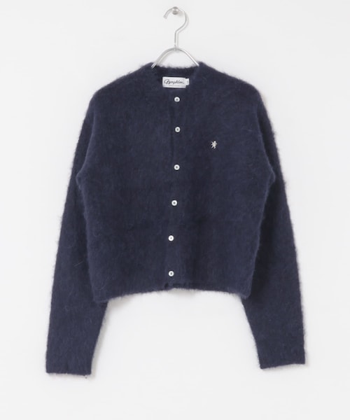 URBAN RESEARCH DOORS(アーバンリサーチドアーズ)の「GYMPHLEX CREW NECK SHORT CARDIGAN(カーディガン/ボレロ・レディース・TOP GREY/MUSTARD/RED/DK NAVY・14)」の2枚目の写真