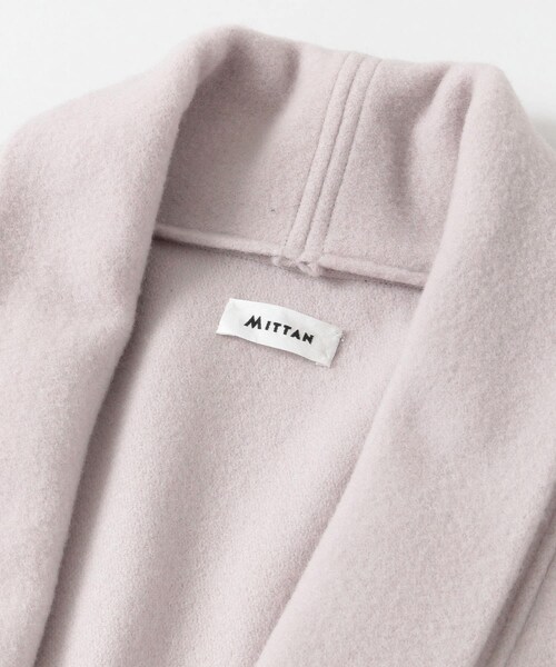 かぐれ（カグレ）の「MITTAN　半纏ロングコート（チェスターコート・レディース・薄々灰・1/2）」の10枚目の写真